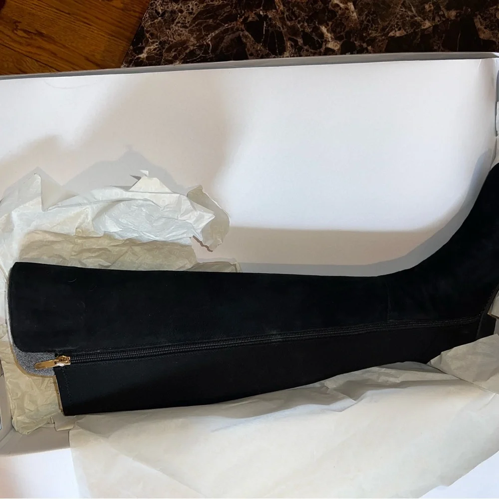Marc Fisher Black Over The Knee-High Boots